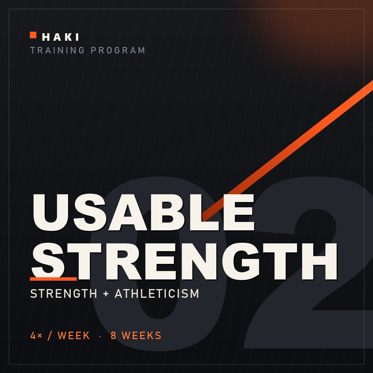 Usable Strength training program cover
